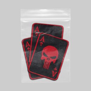 Set 3 Embleme Craniu Ace of Spade