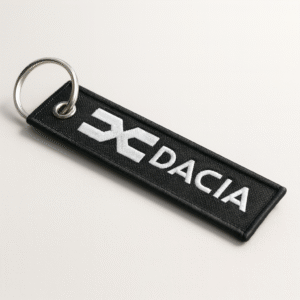 Breloc Brodat Personalizat Dacia