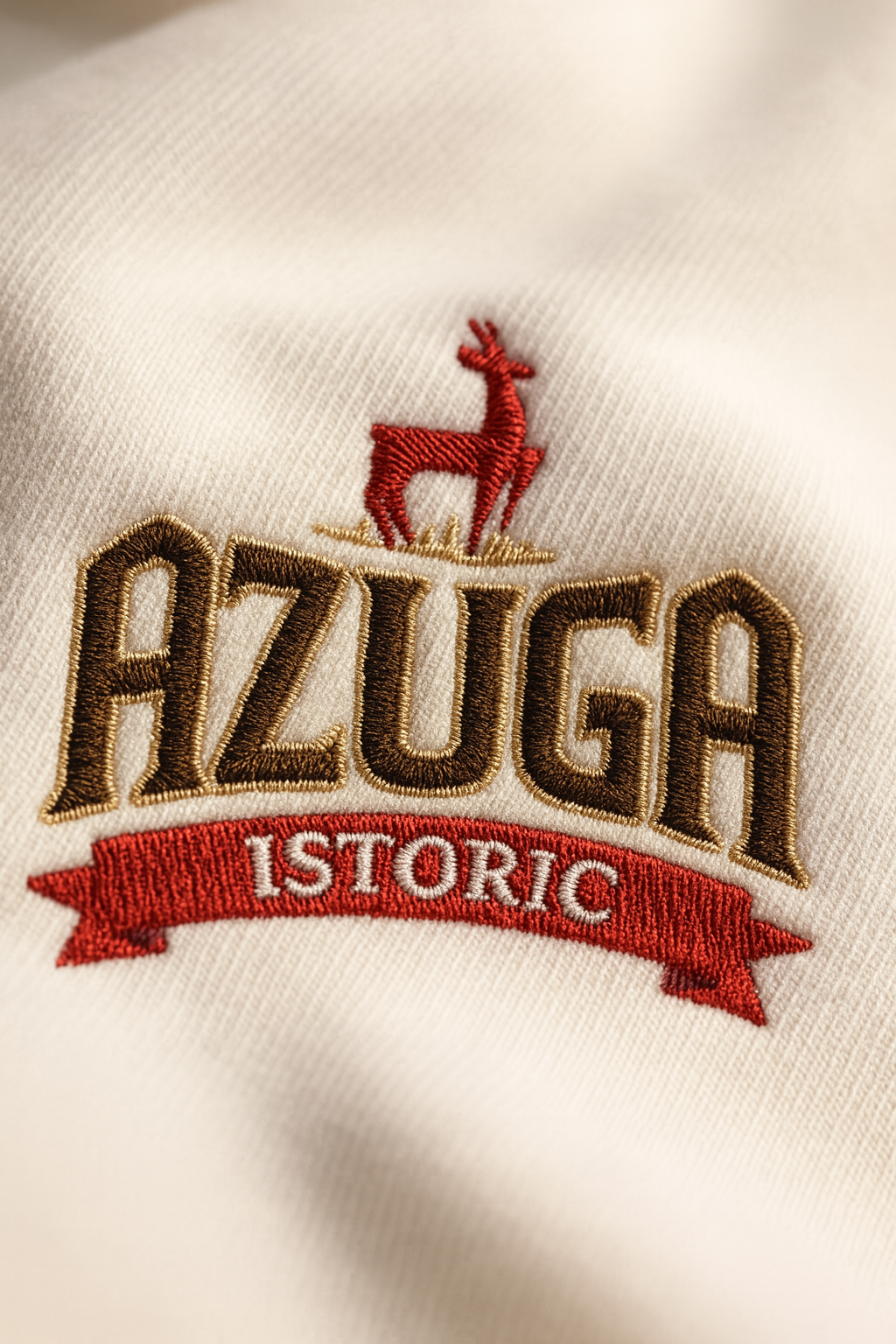 broderie personalizata pentru berea romaneasca Azuga Romania realizata de EmblemeBroderie.ro pe tricou polo v2