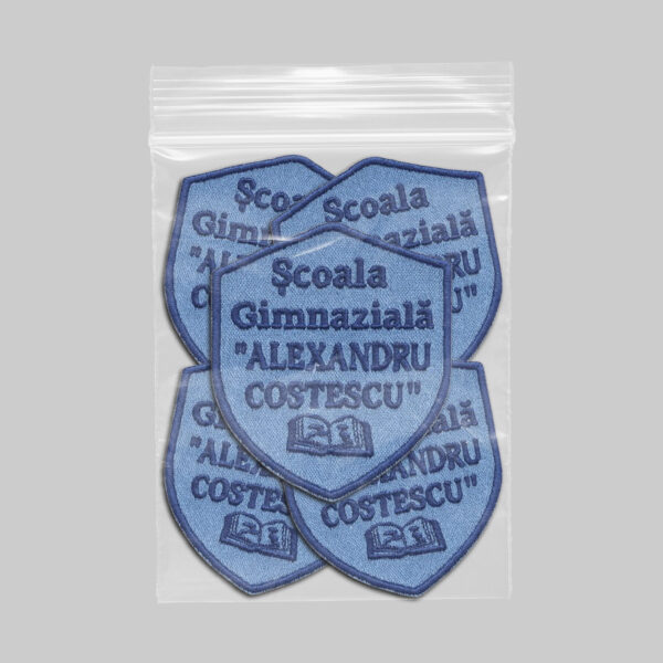 Emblema brodată Școala Gimnazială ”Alexandru Costescu” București