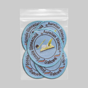 Emblema brodată Școala Gimnazială ”Aurelian Stanciu” Salcea