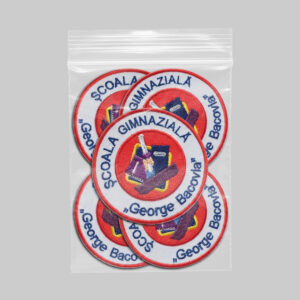 Emblema brodată Școala Gimnazială ”George Bacovia” București