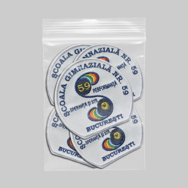 Emblema brodată Școala Gimnazială Nr. 59 București