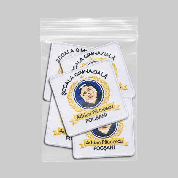 Emblema brodată Școala Gimnazială „Adrian Păunescu” Focșani