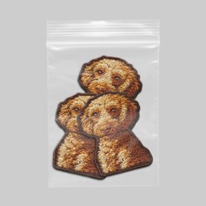 Set 3 Embleme Câine Curly