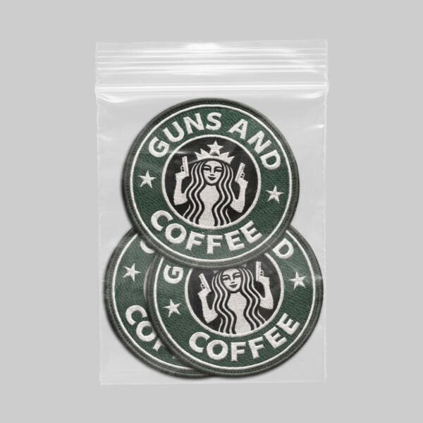 Set 3 Embleme Guns&Coffee
