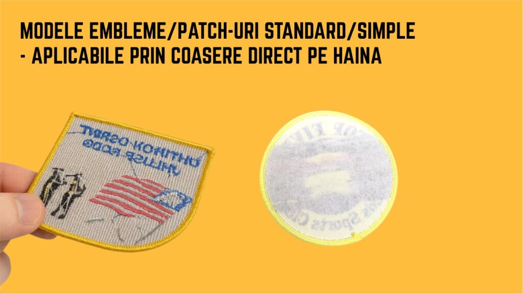 embleme si patchuri aplicabile prin coasere standard emblemebroderie.ro