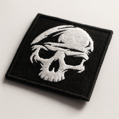 Patch Brodat Skull